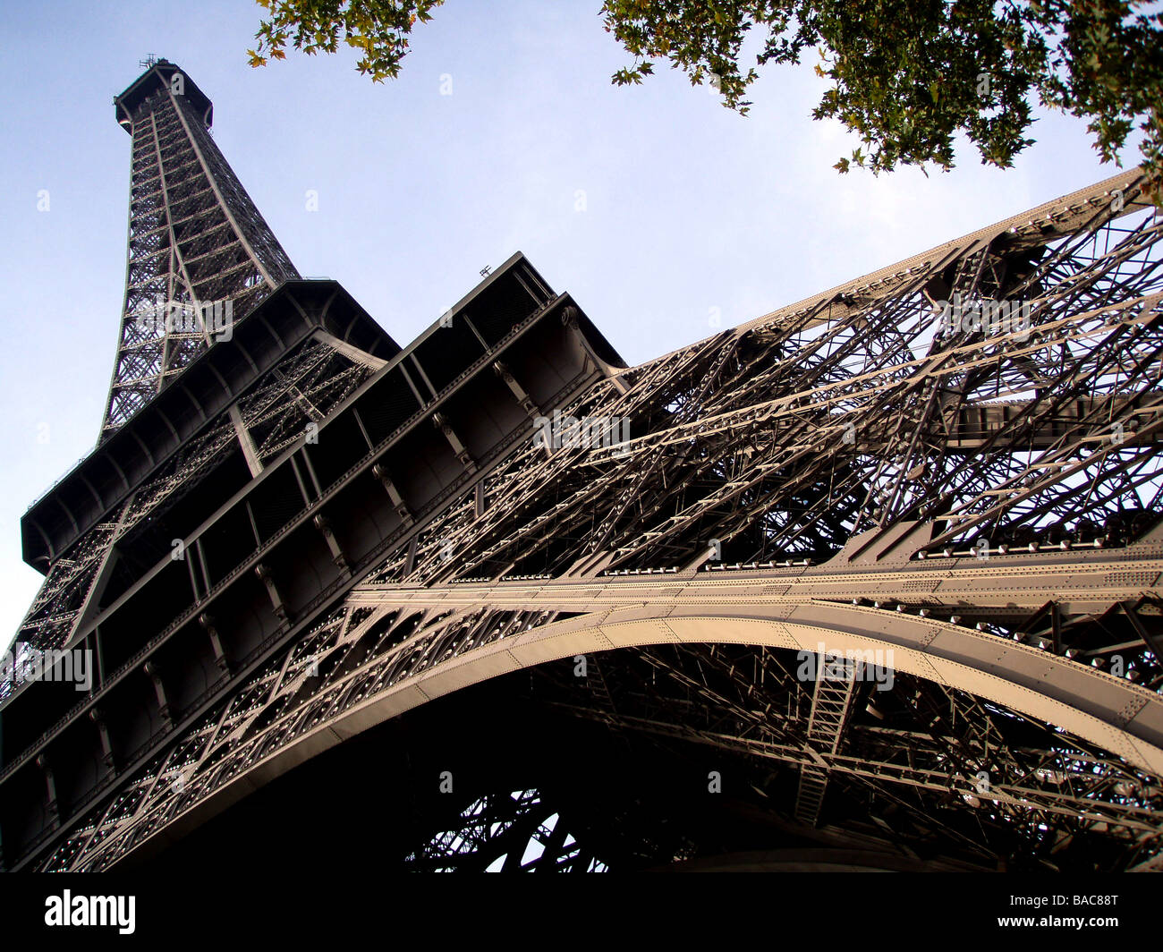 The Eiffel Tower in Paris France. An iconic structure in an iconic city ...