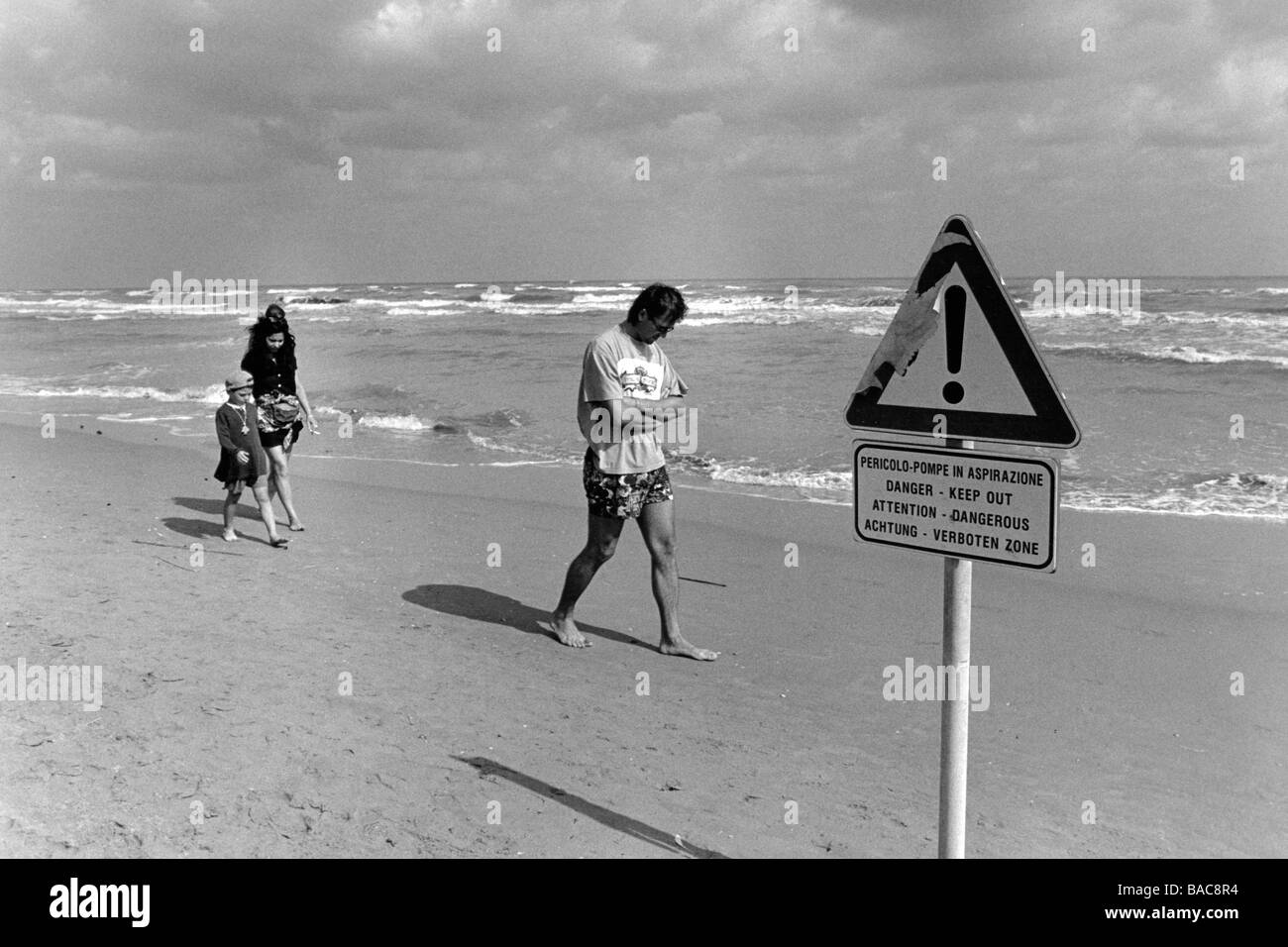 The Rimini beach Rimini Italy Stock Photo Alamy