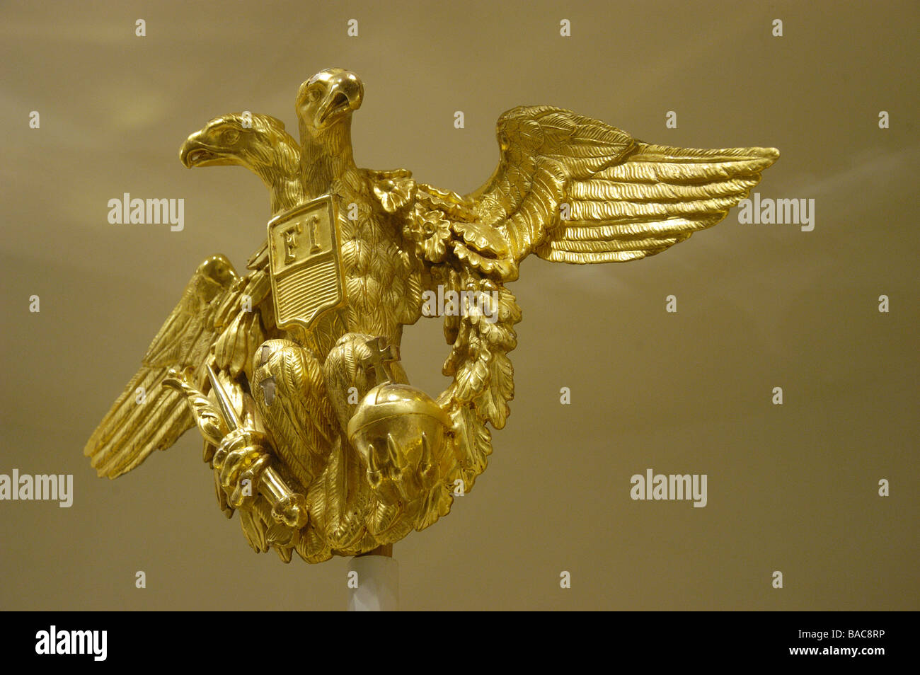 coat of arms and doubleheaded eagle in Silver Chamber of Vienna Hofburg Stock Photo Alamy