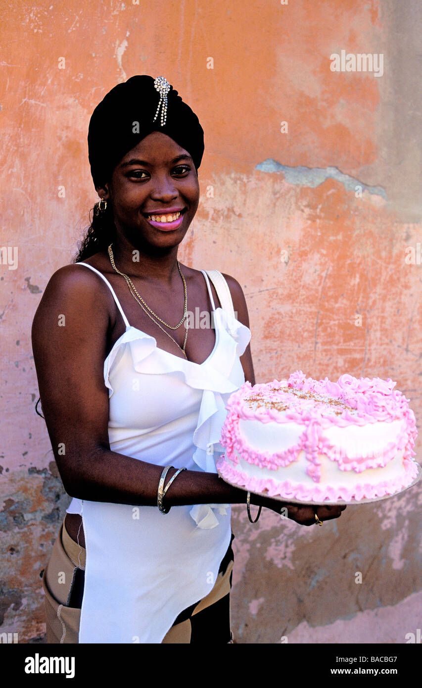 Cuba, Santiago de Cuba, Birthday cake Stock Photo Alamy