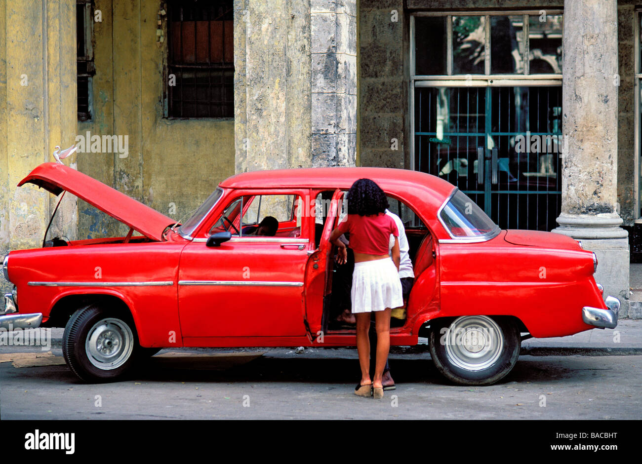 american girl red car