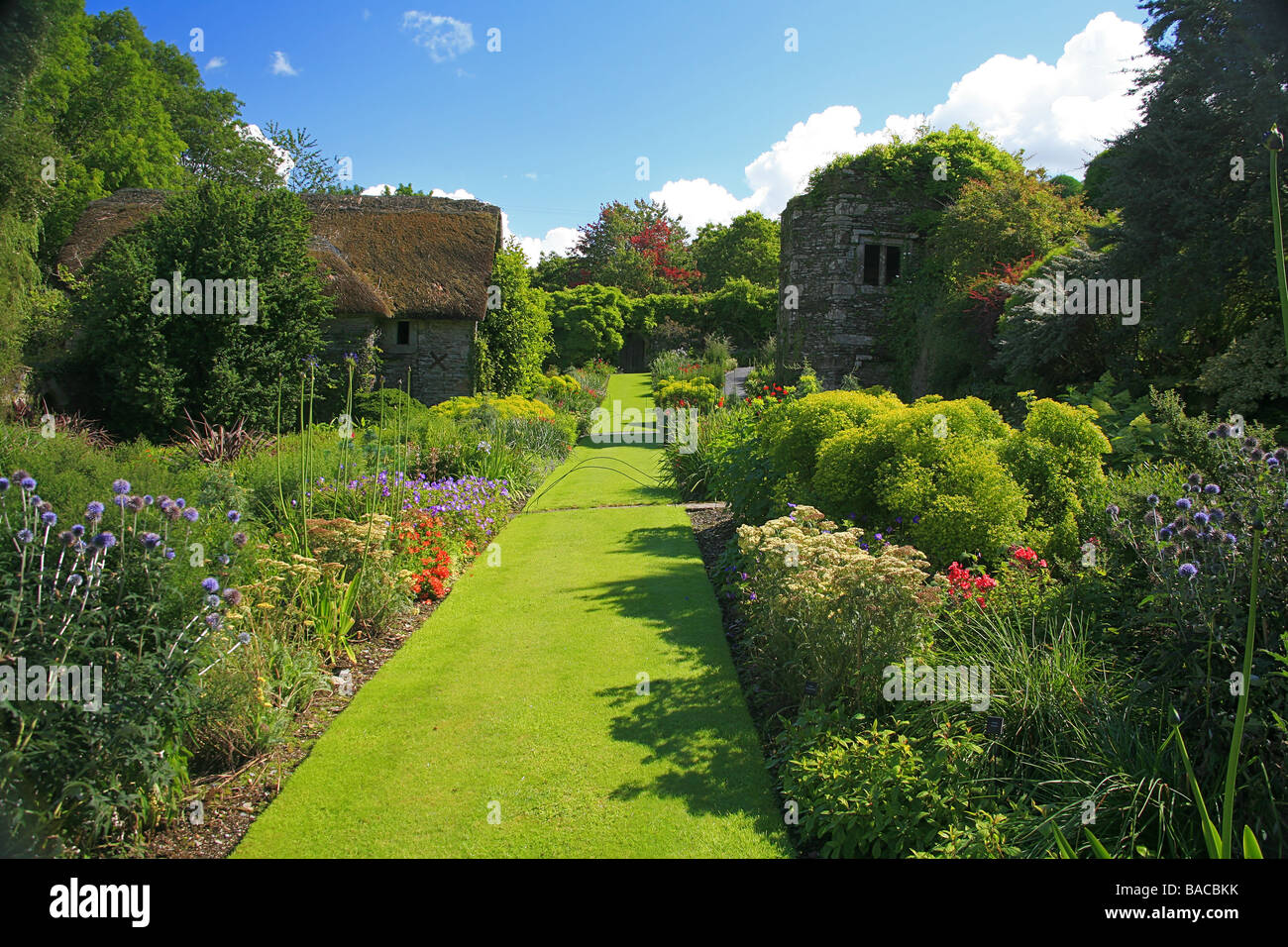 The Garden House at Buckland Monachorum, Devon, England, UK Stock Photo ...