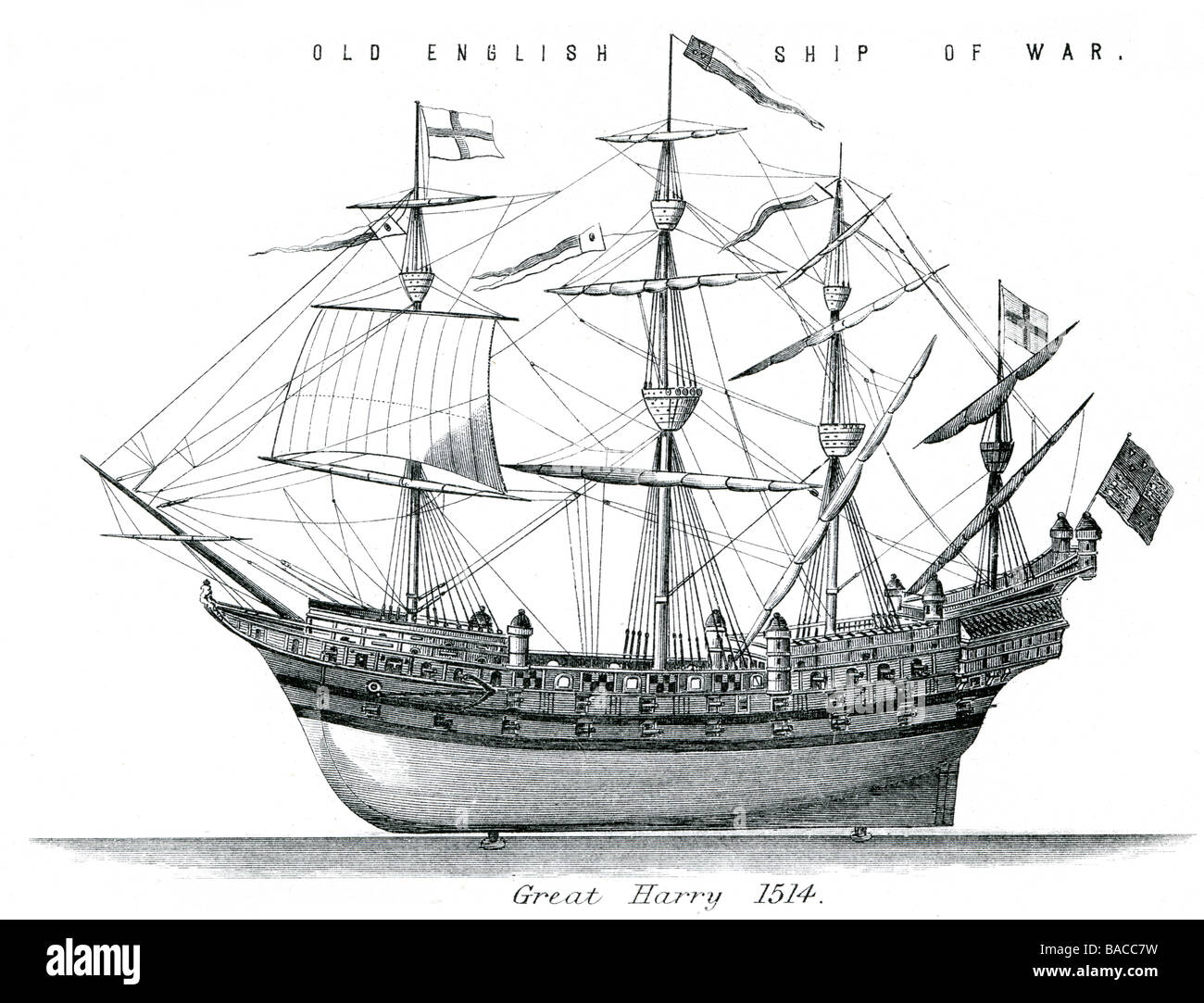 war vessel hms great harry Henri Grâce à Dieu "Henry Grace of God