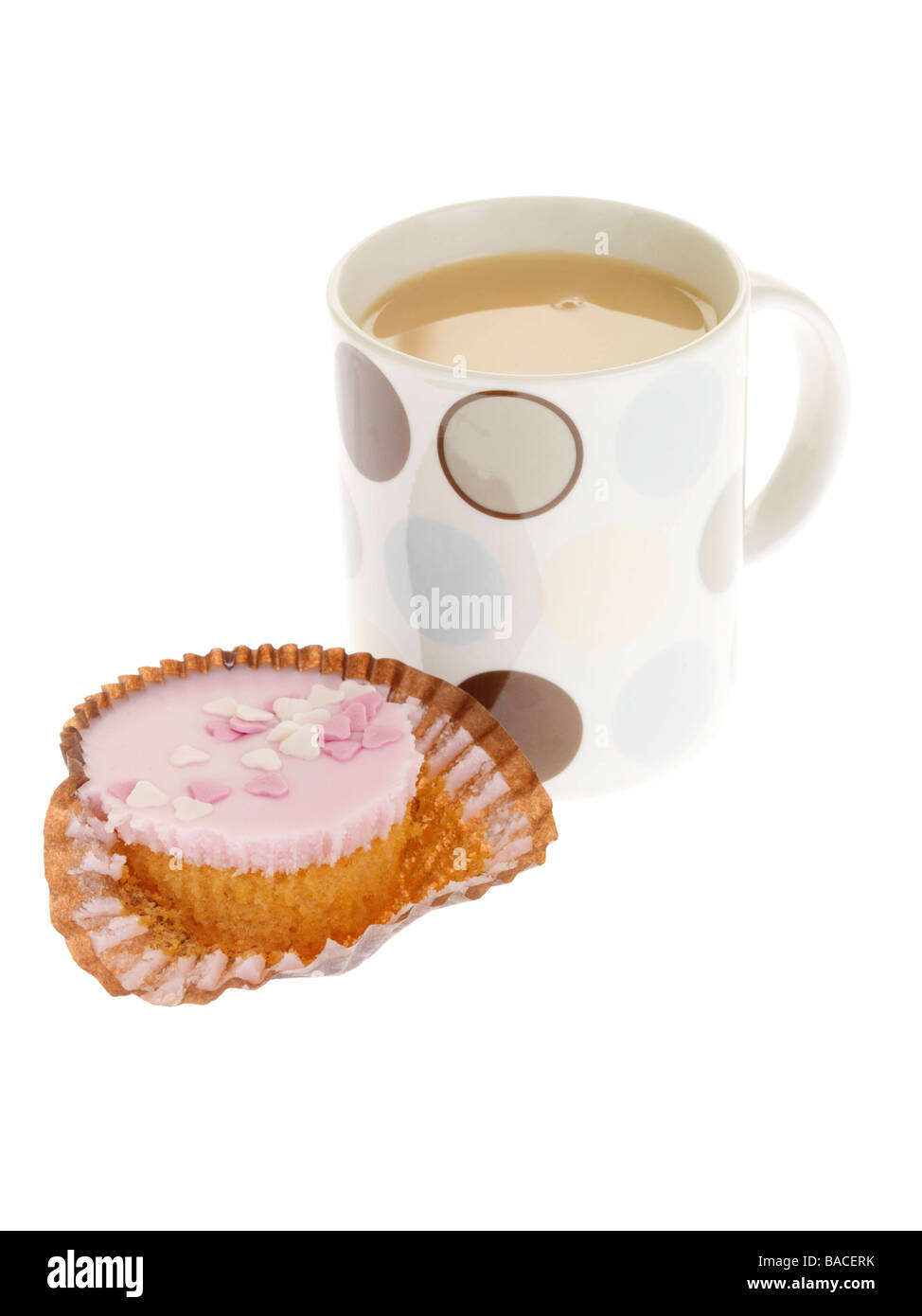 Hot Drink With A Fairy Cake Hot Drink With A Fairy Cake