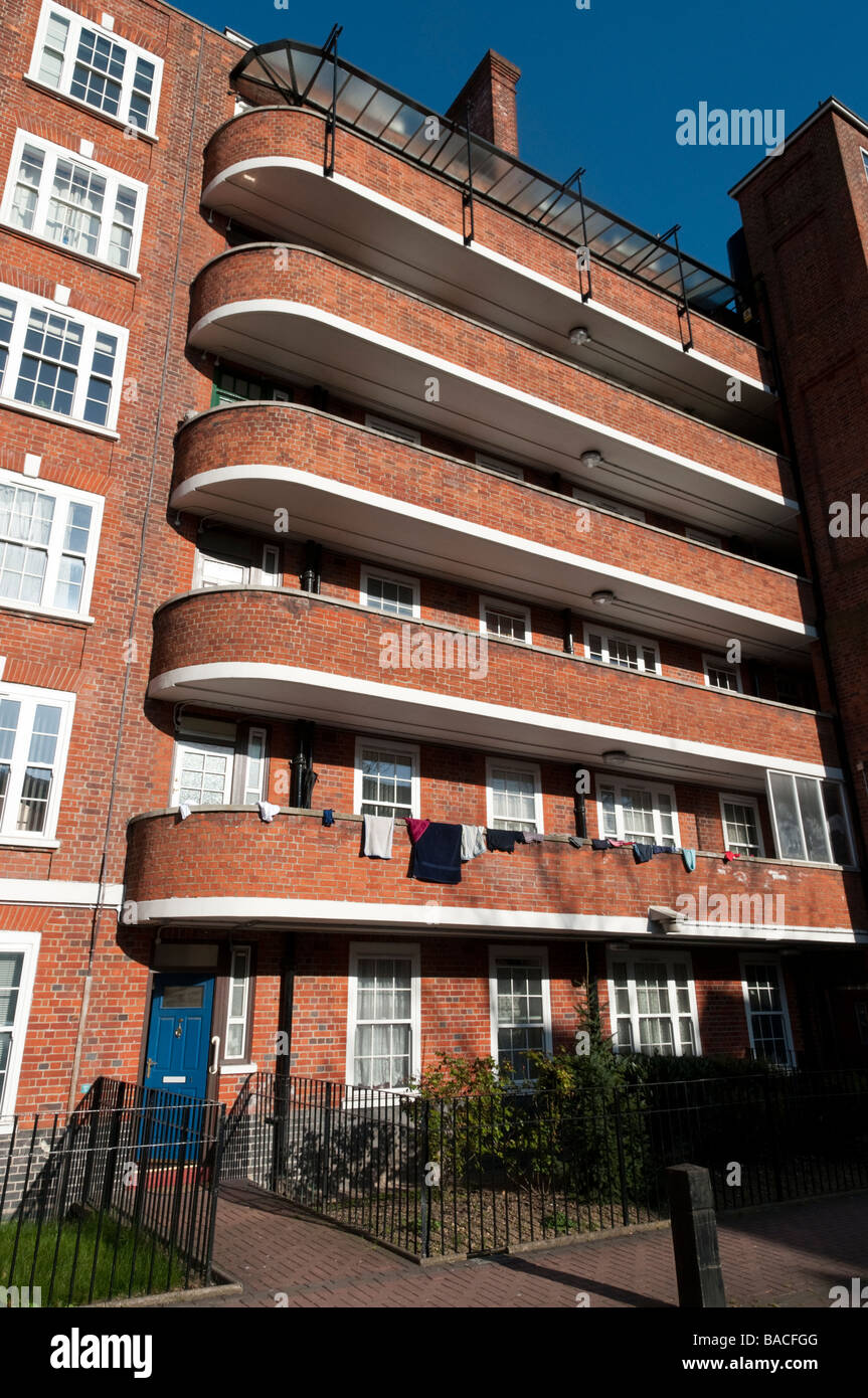 Council flats, London, England, UK Stock Photo