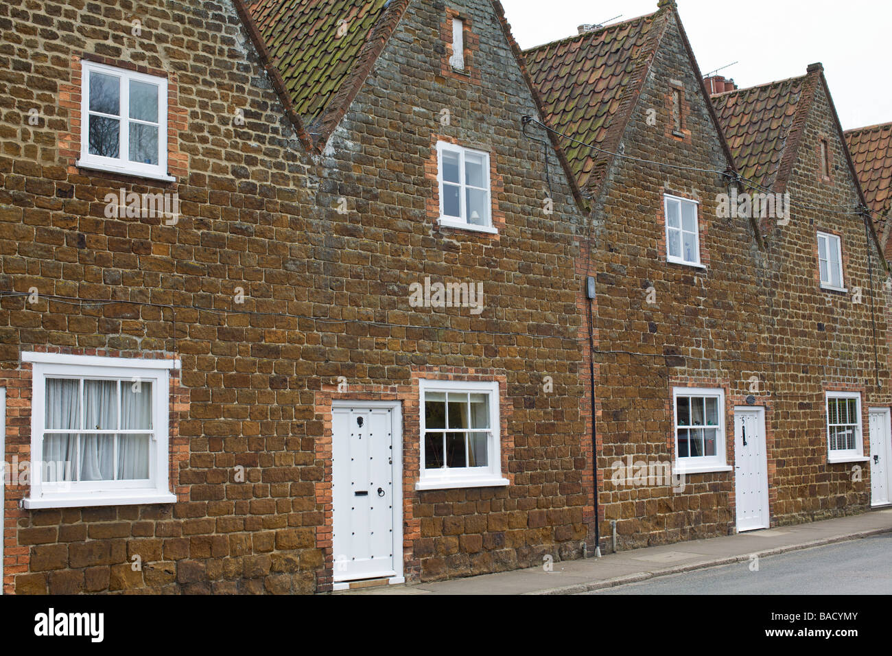 Houses in Heacham Norfolk Stock Photo Alamy