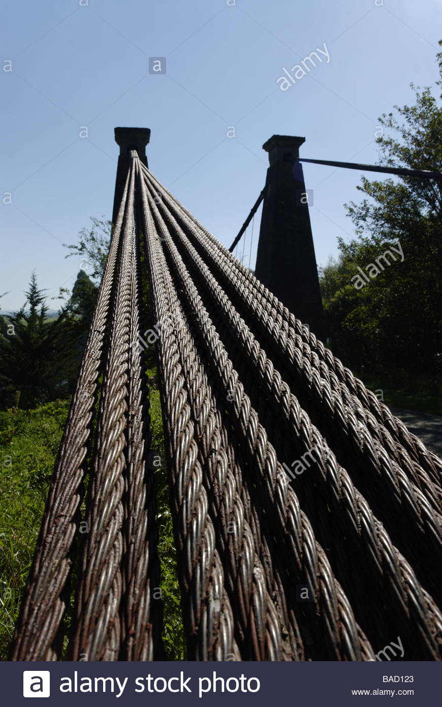Clifton Suspension Bridge Cables Stock Photos & Clifton Suspension