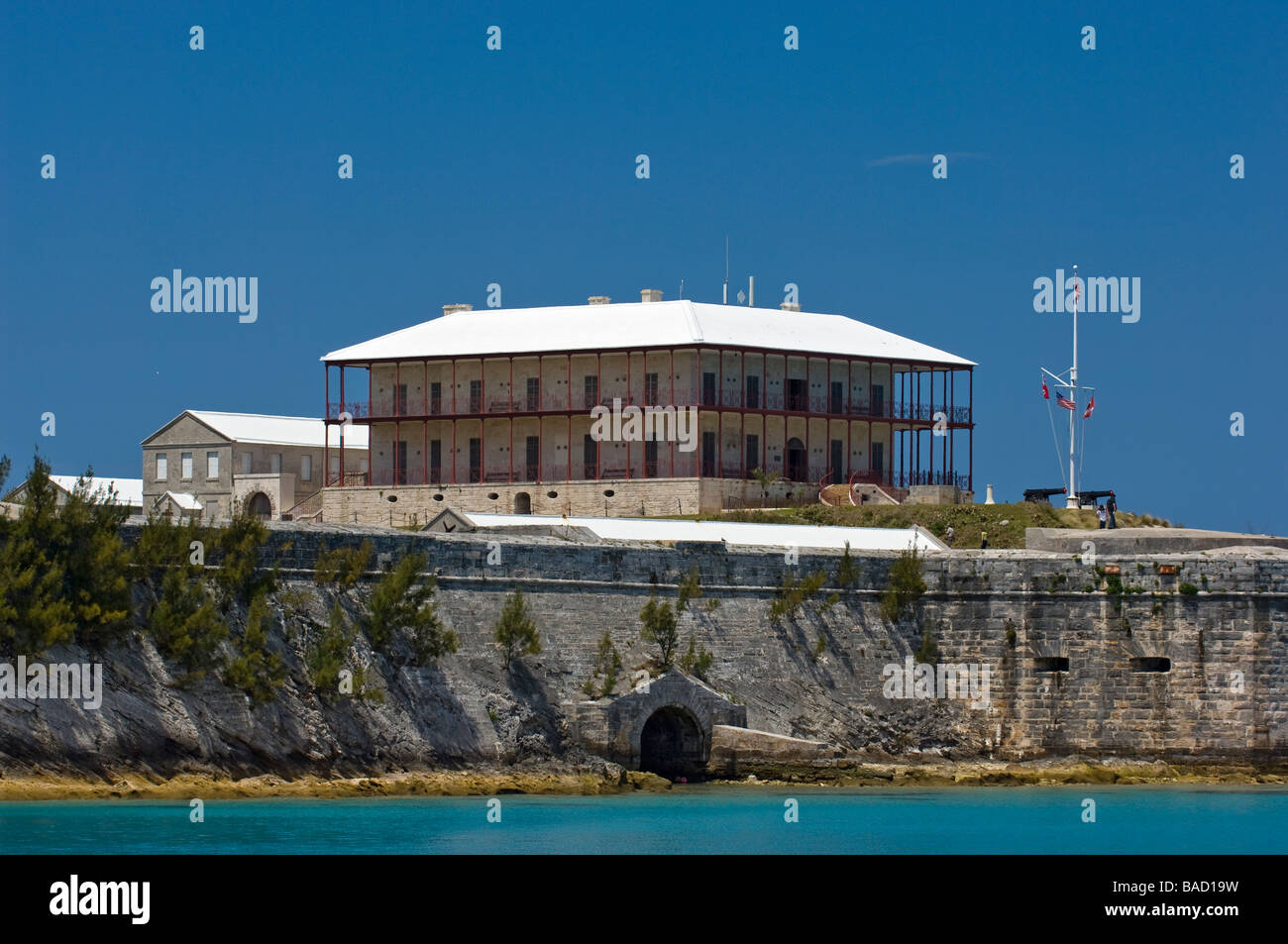 The Commissioner's House. Royal Naval Dockyard at the West End, Bermuda Stock Photo Alamy