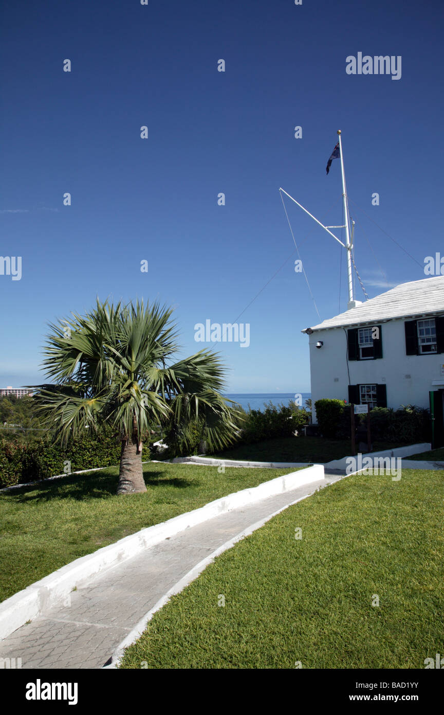 View of  the Gibbs Hill Lighthouse gift shop , Southampton Parish, Bermuda Stock Photo