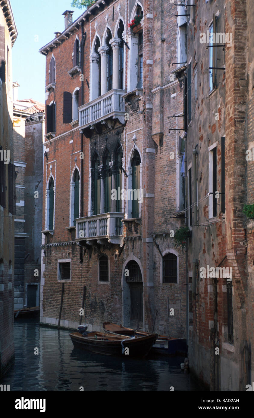 Italien Venedig Stadtteil Castello Kanal Stock Photo