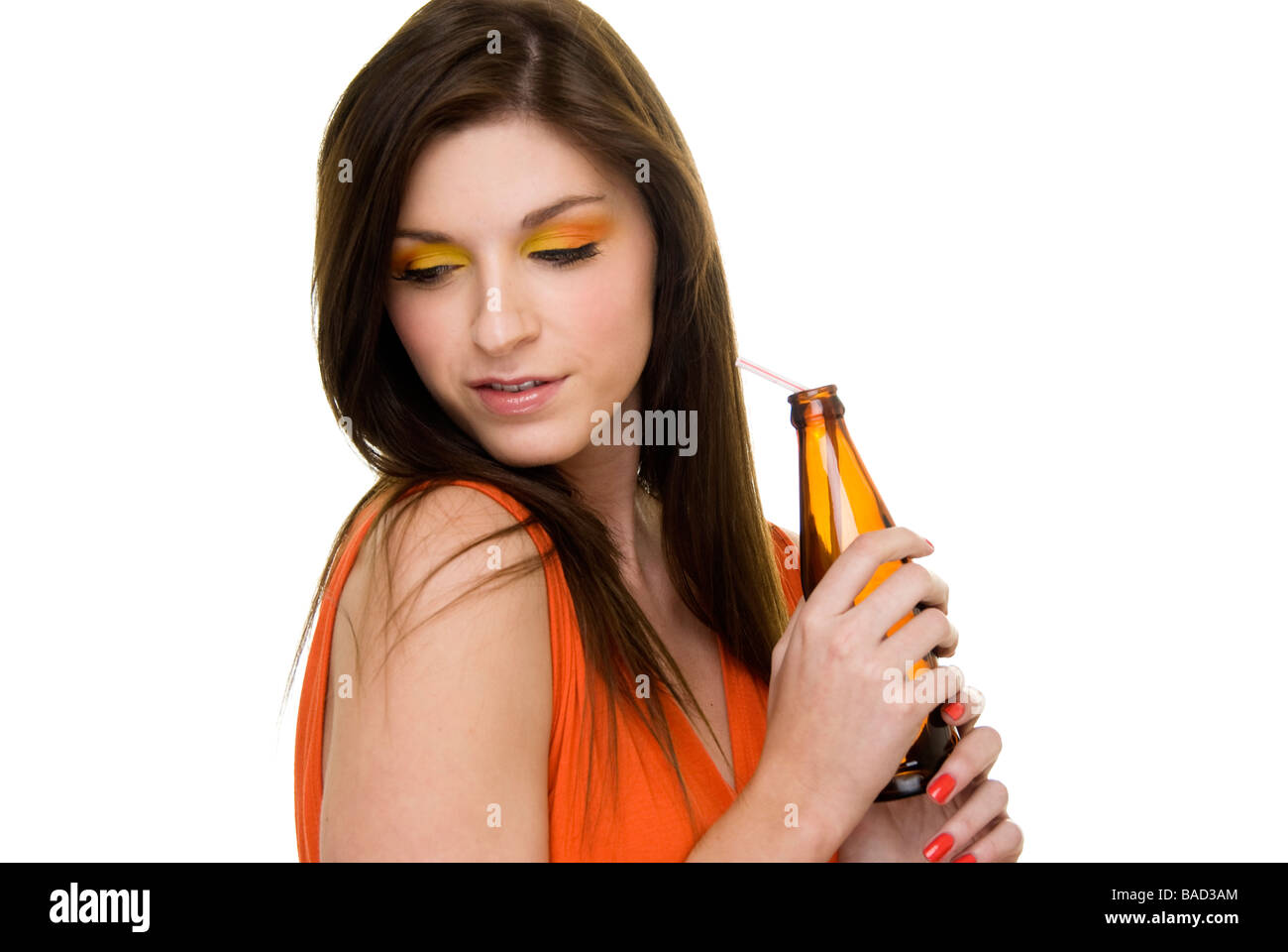 Drinking from a straw hires stock photography and images Alamy
