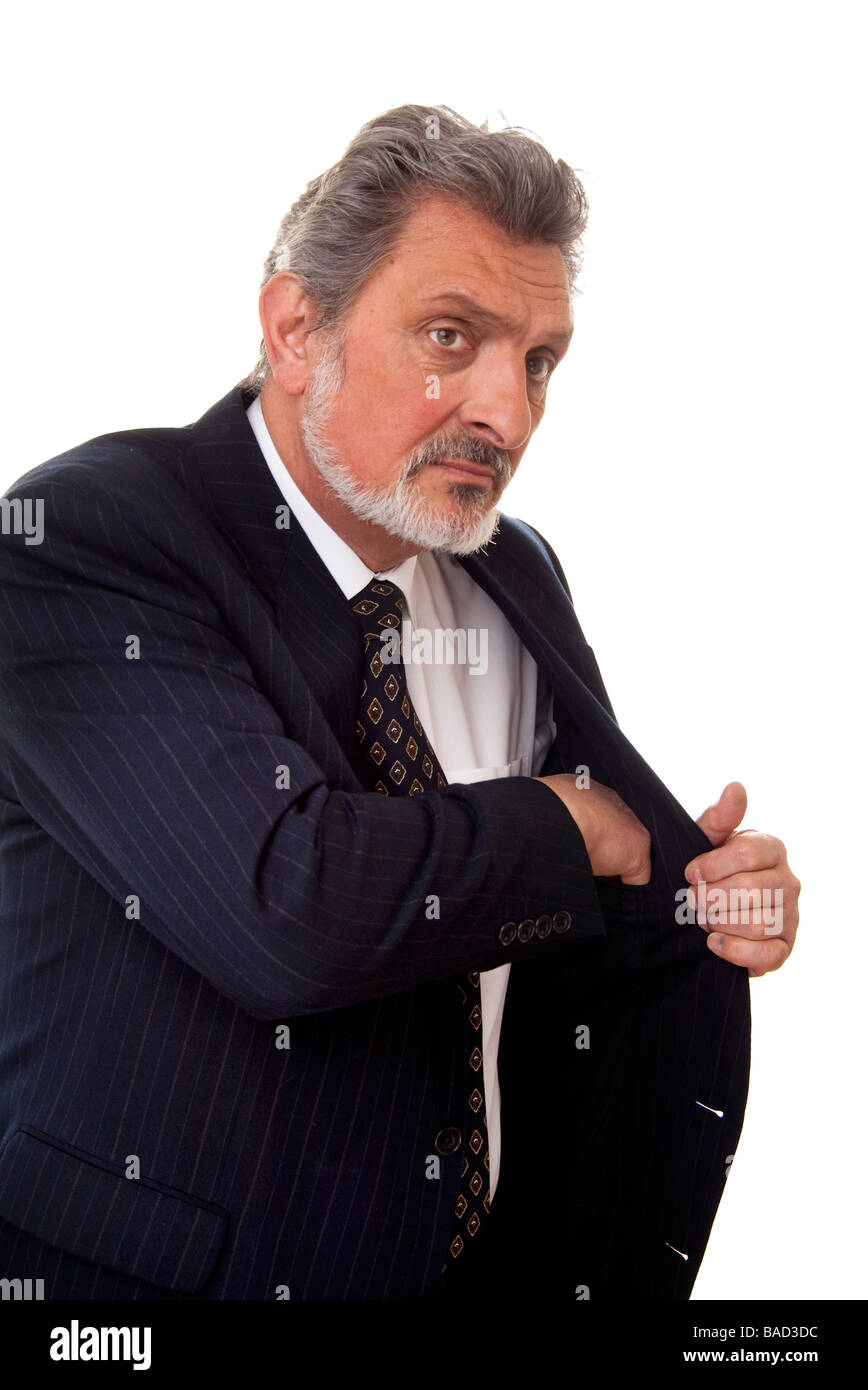 businessman looking for his wallet Stock Photo