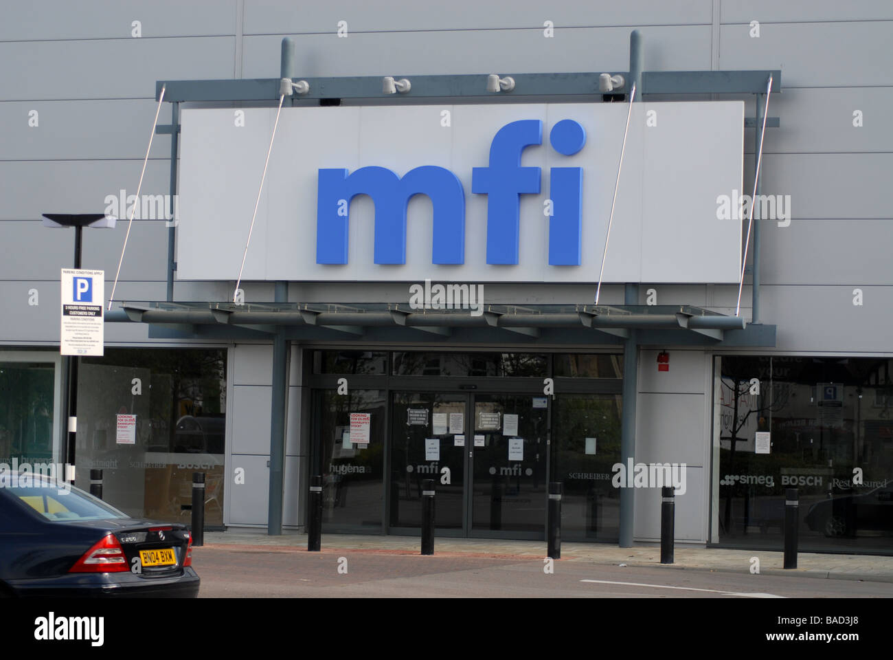 An MFI store closed Kingston Upon Thames Greater London UK Stock Photo