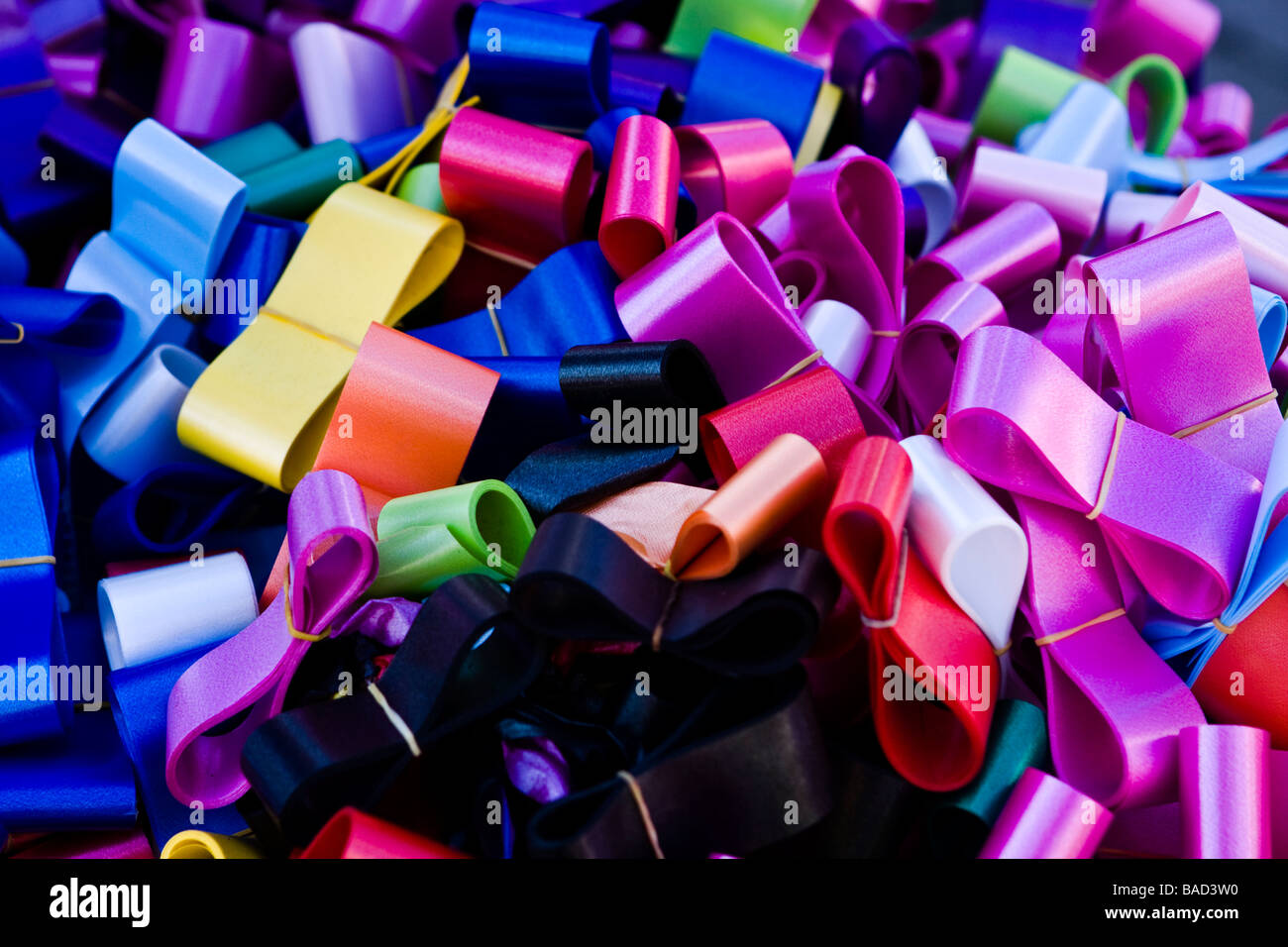 A pile of ribbons Stock Photo Alamy