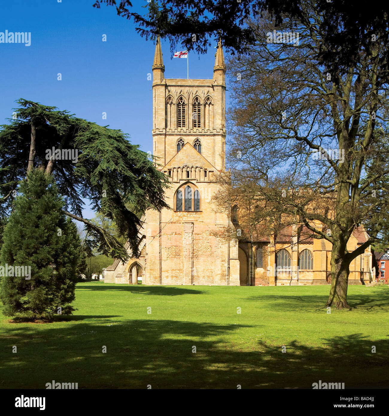 Pershore Abbey, Worcestershire, UK Stock Photo Alamy