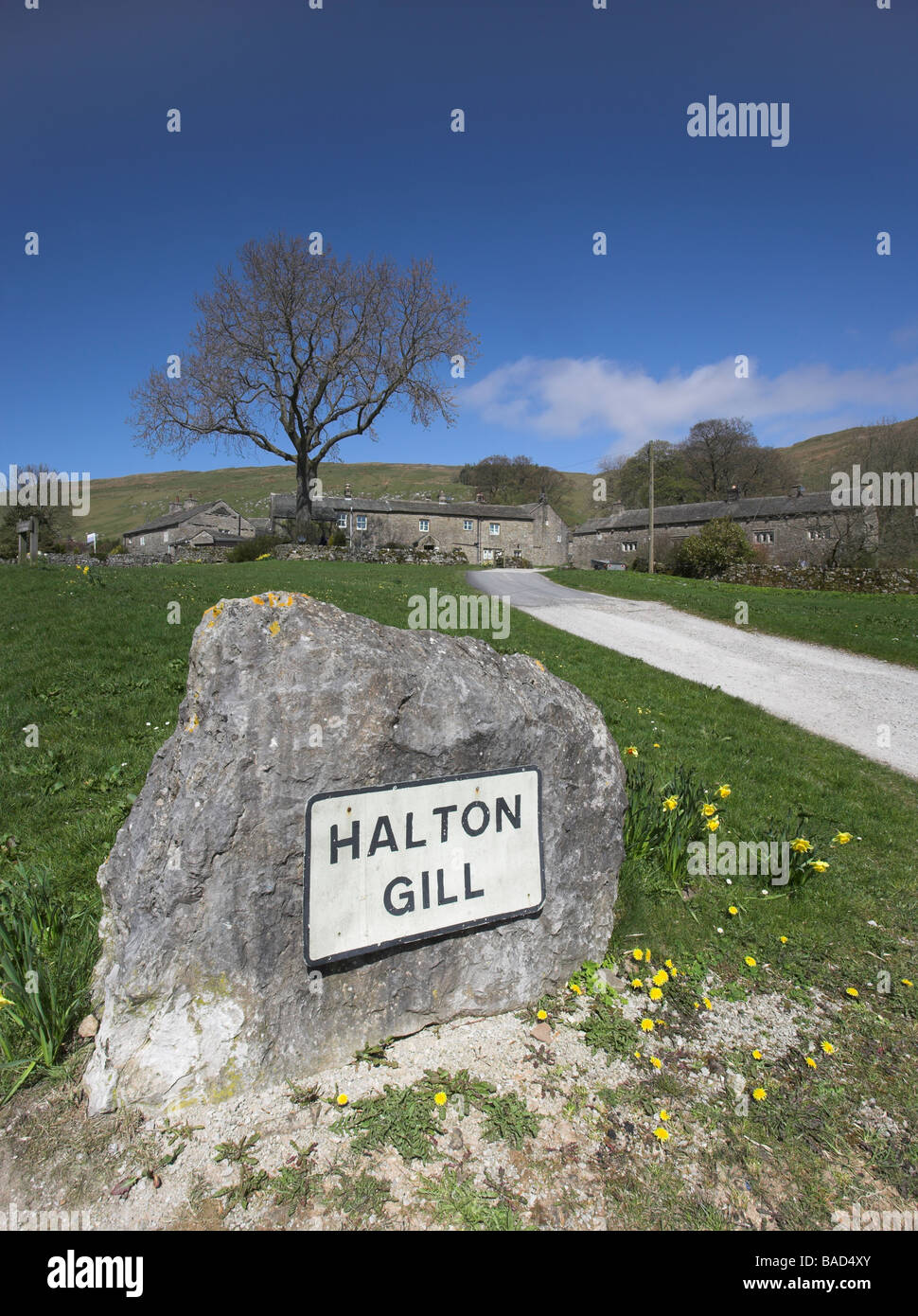The tiny rural village of Halton Gill situated in Littondale the Yorkshire Dales National Park North Yorkshire UK Stock Photo