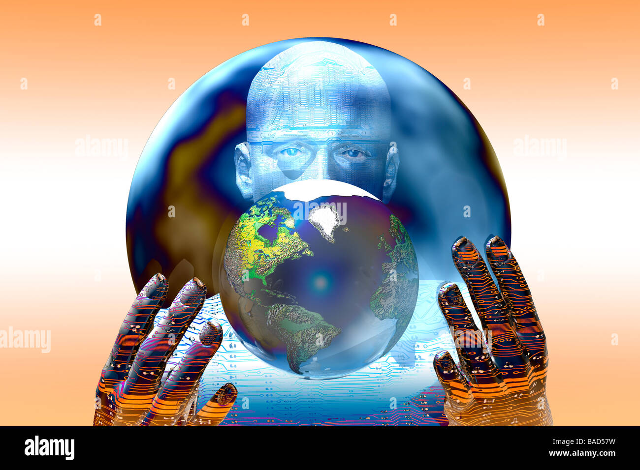 Computer and predict the future hi-res stock photography and images - Alamy