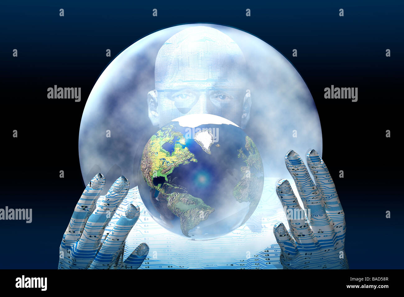Computer and predict the future hi-res stock photography and images - Alamy