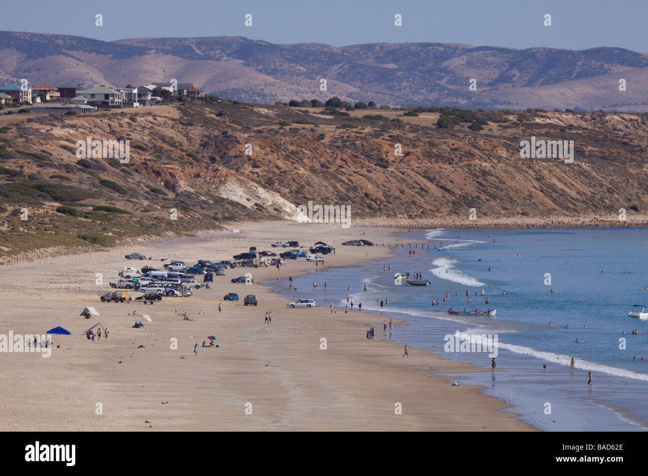 Sunday on the beach Stock Photo Alamy