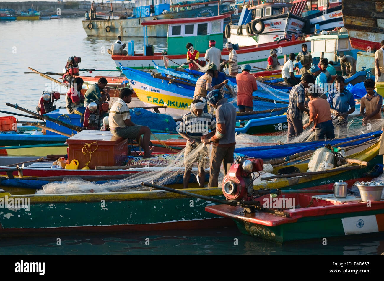 Fishing boats Nagapattinam Tamil Nadu India Stock Photo Alamy