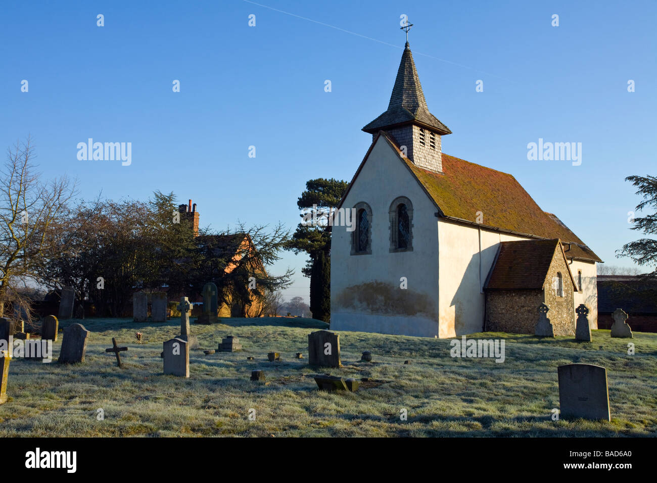 Wisley Church Surrey nr Ripley, UK Stock Photo Alamy