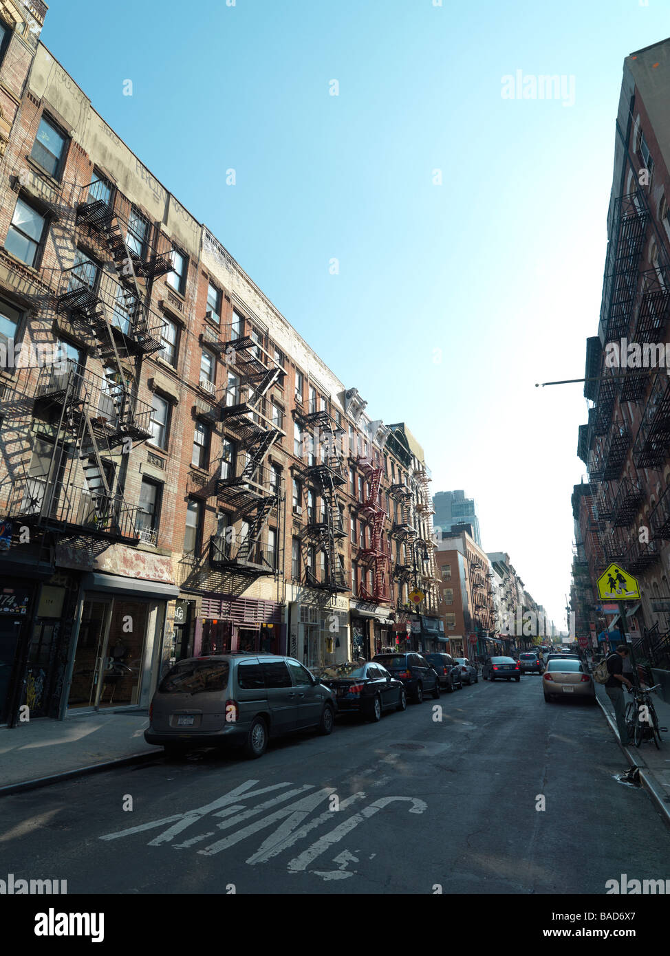 Buildings in the Lower East Side of Manhattan, New York City Stock