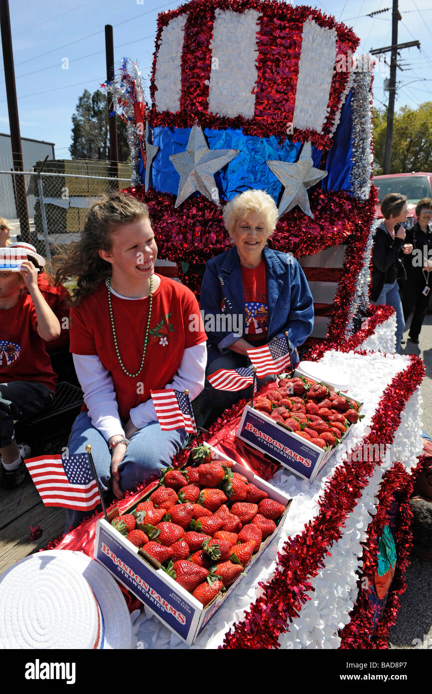 Strawberries at Strawberry Festival Plant City Florida Stock Photo Alamy