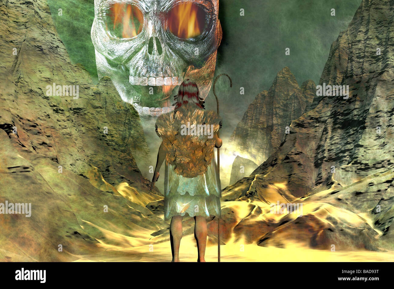 The Valley of the Shadow of Death Stock Photo - Alamy