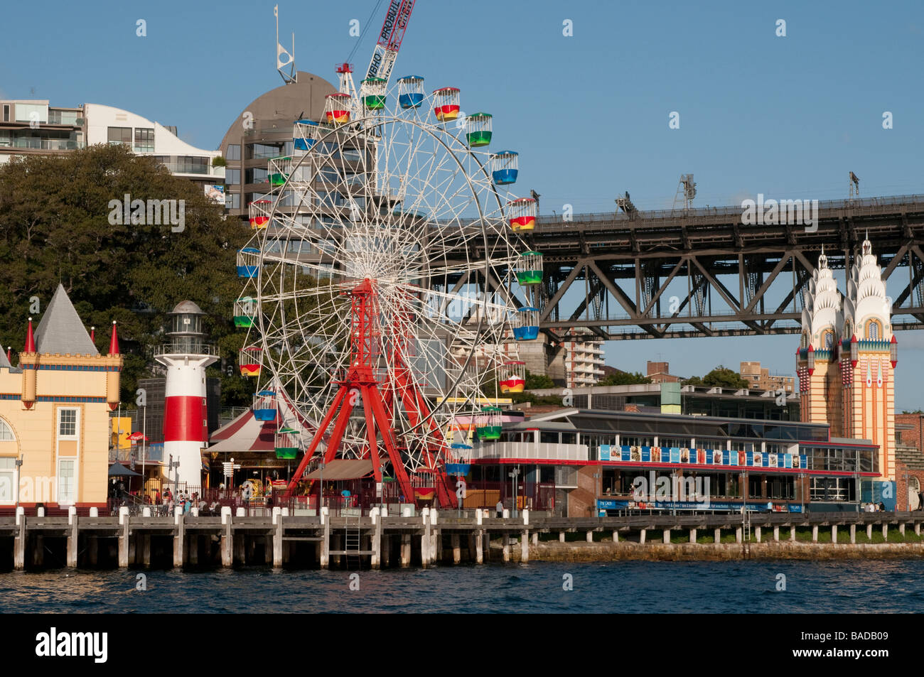 Luna Park Milsons Point Sydney New South Wales Australia Stock Photo