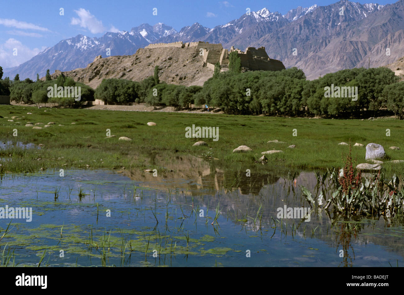 China, Xinjiang Province, Tashkurgan, Silk route, Silk road, the old citadel Stock Photo