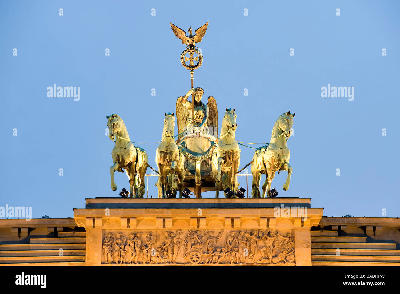 Allemagne, Berlin, Mitte or Berlin-Mitte District, Brandenburg Gate Stock Photo