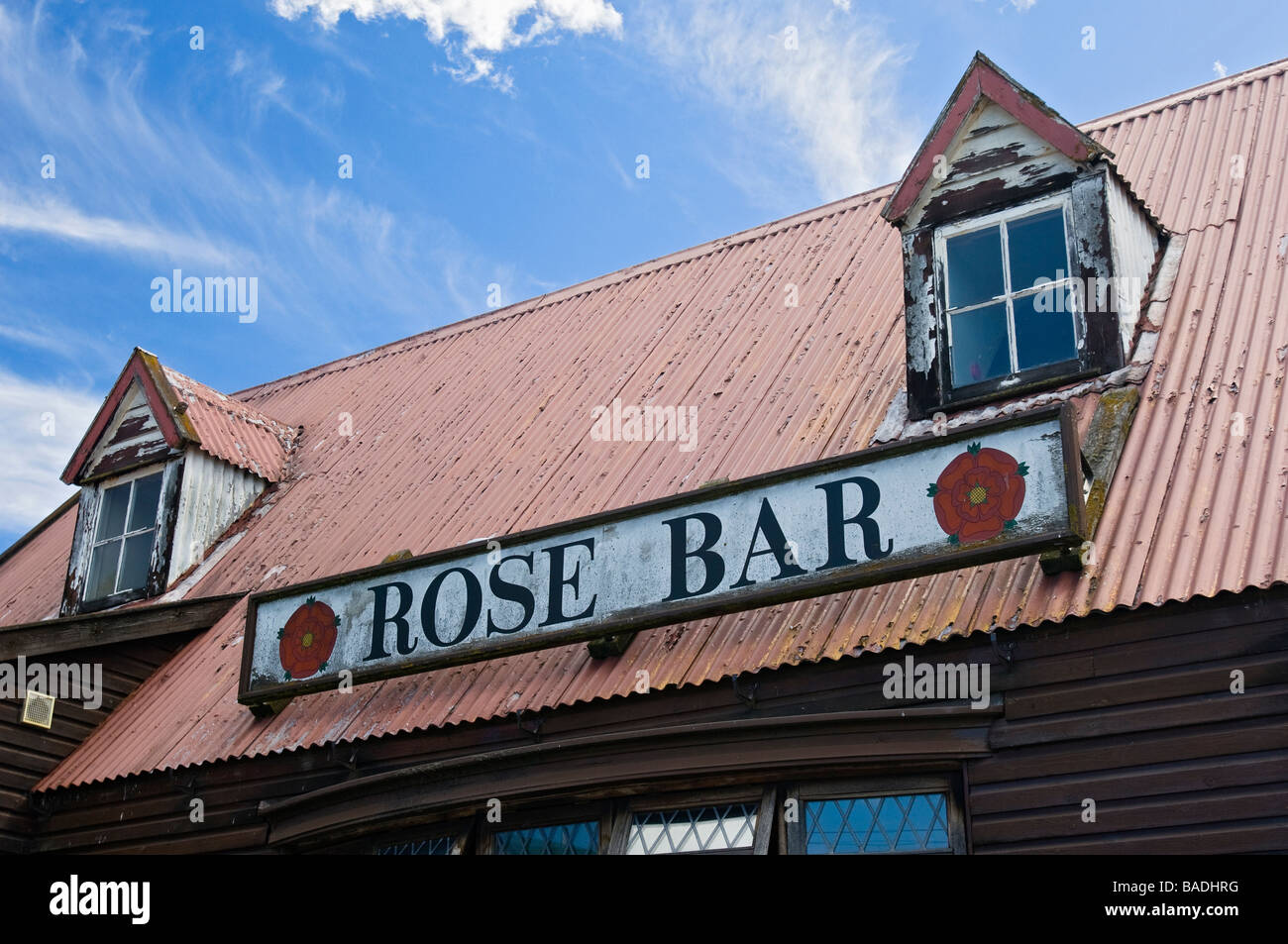 Rose bar stanley falkland islands hi-res stock photography and