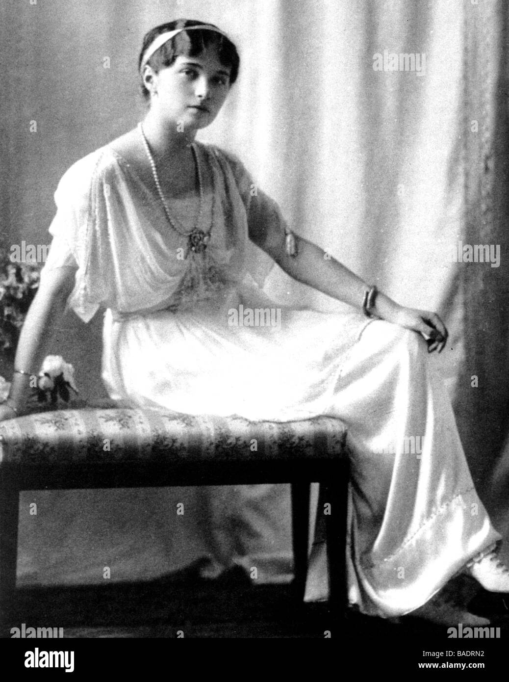 Russian GRAND DUCHESS OLGA in 1916 Stock Photo