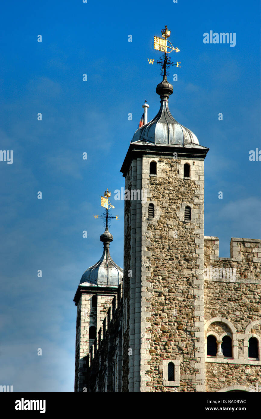 White tower in Tower of London Stock Photo