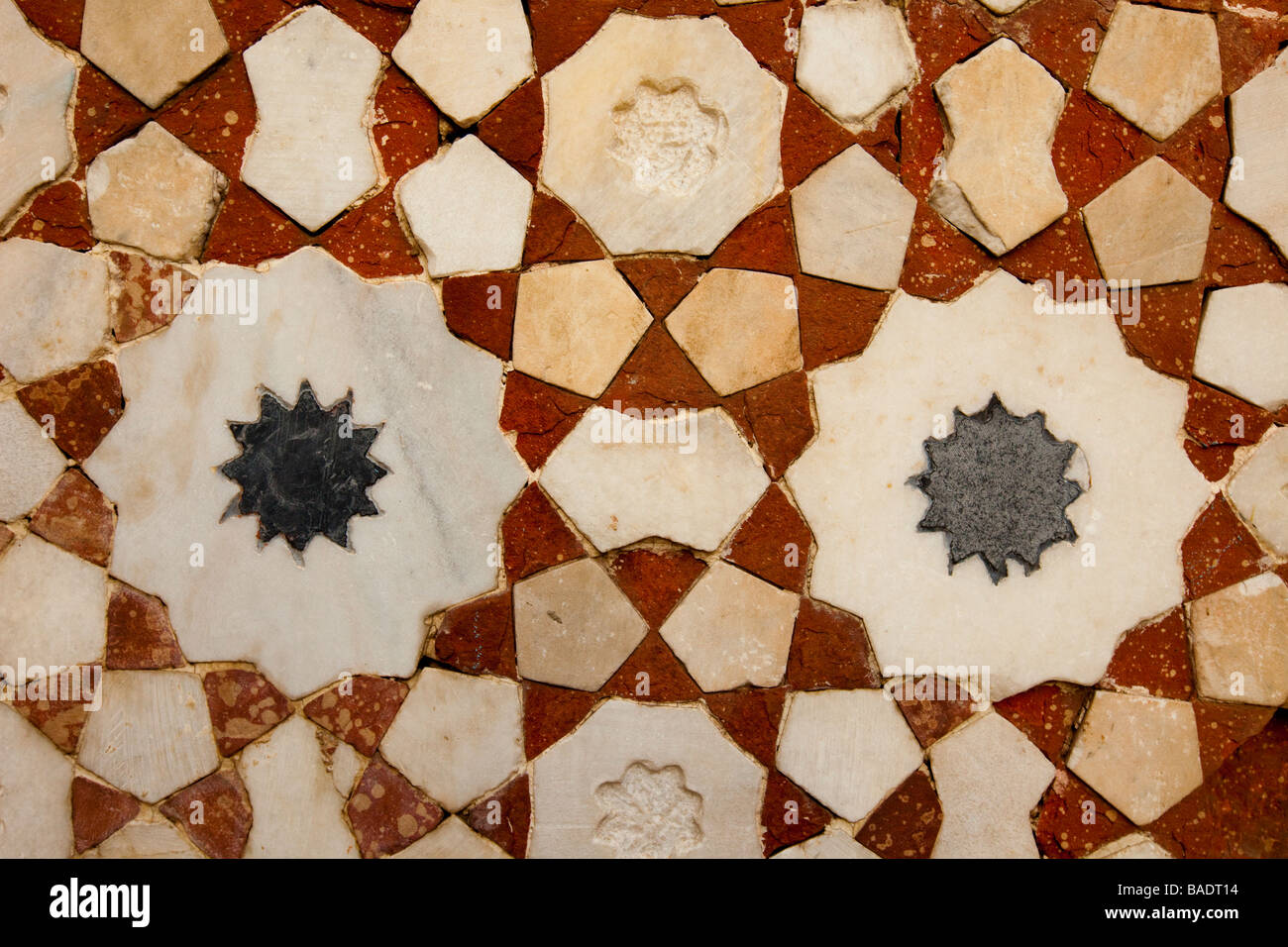 A close up view of the exterior of a muslim Sufi tomb in Nizamuddin west area of New Delhi Stock Photo