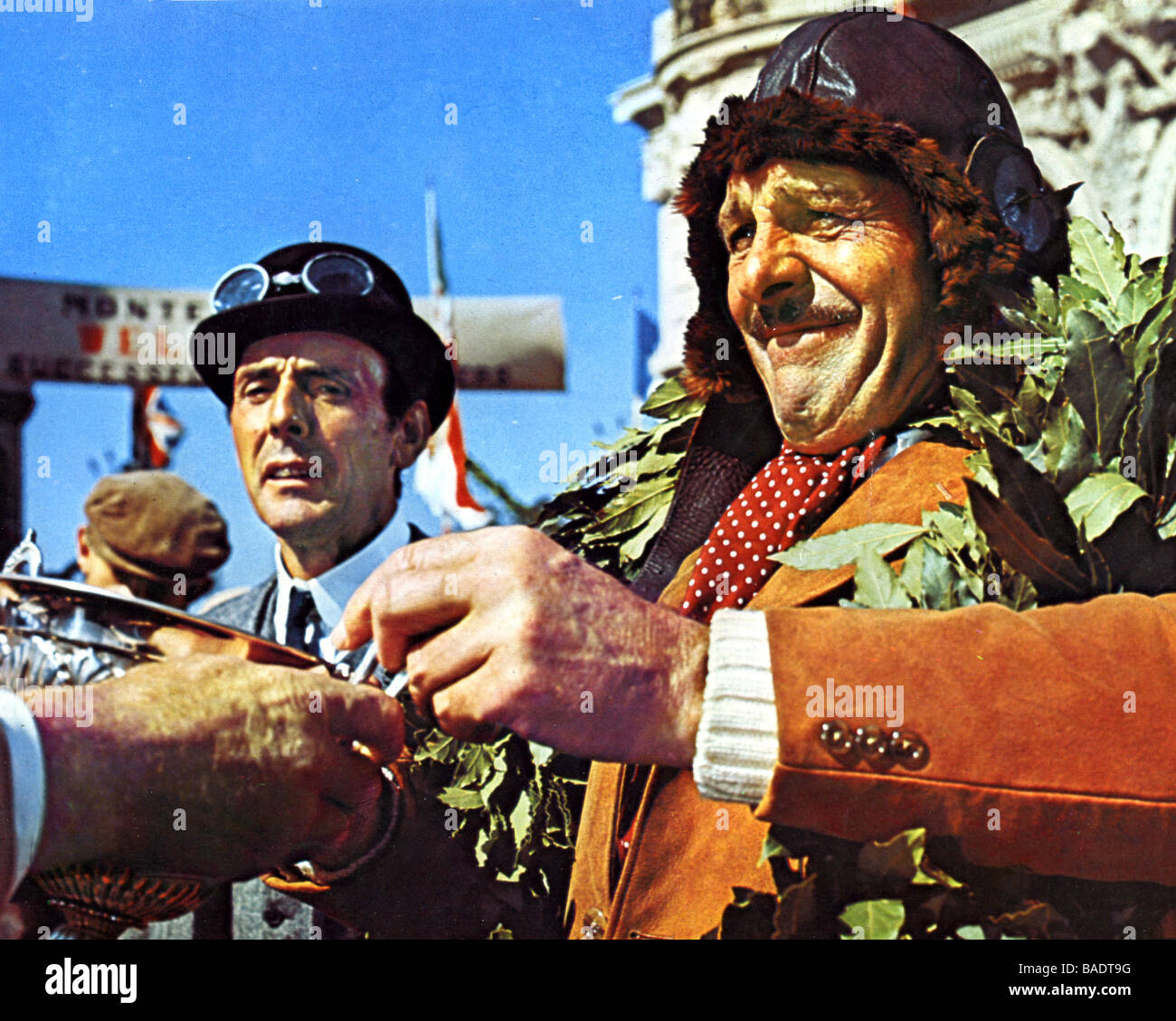 MONTE CARLO OR BUST 1969 Paramount film with Terry Thomas at right Stock Photo
