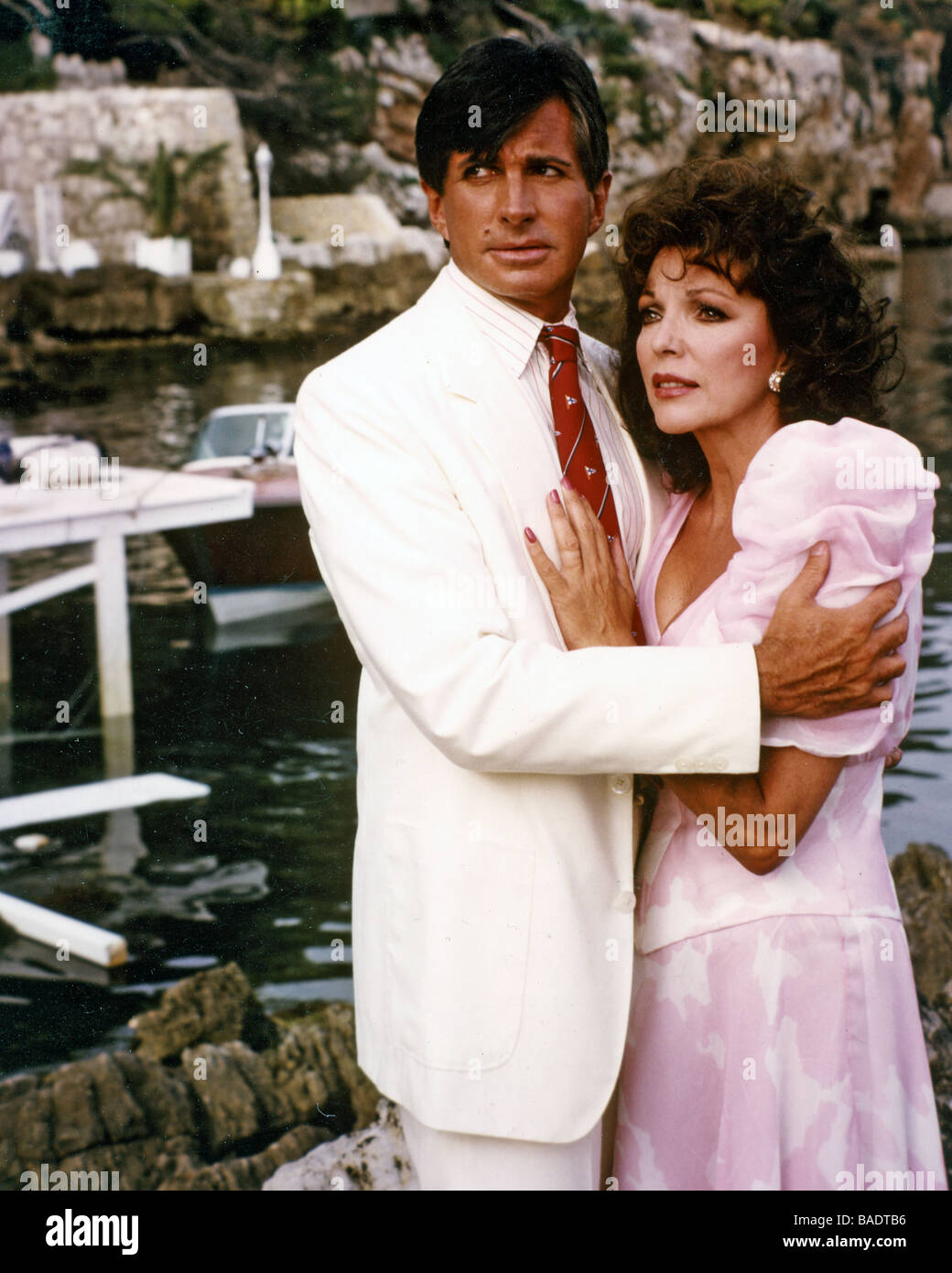 MONTE CARLO US TV series with George Hamilton and Joan Collins Stock