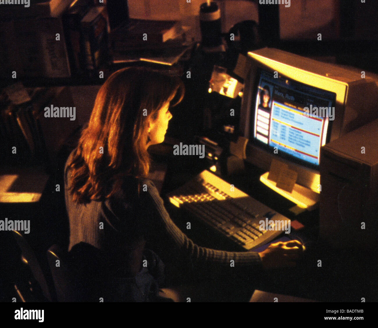 Actress Sandra Bullock in the movie The Net, 1995 Stock Photo - Alamy