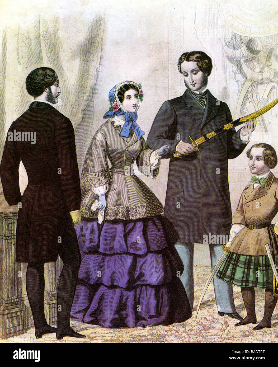 mid 19th century dress