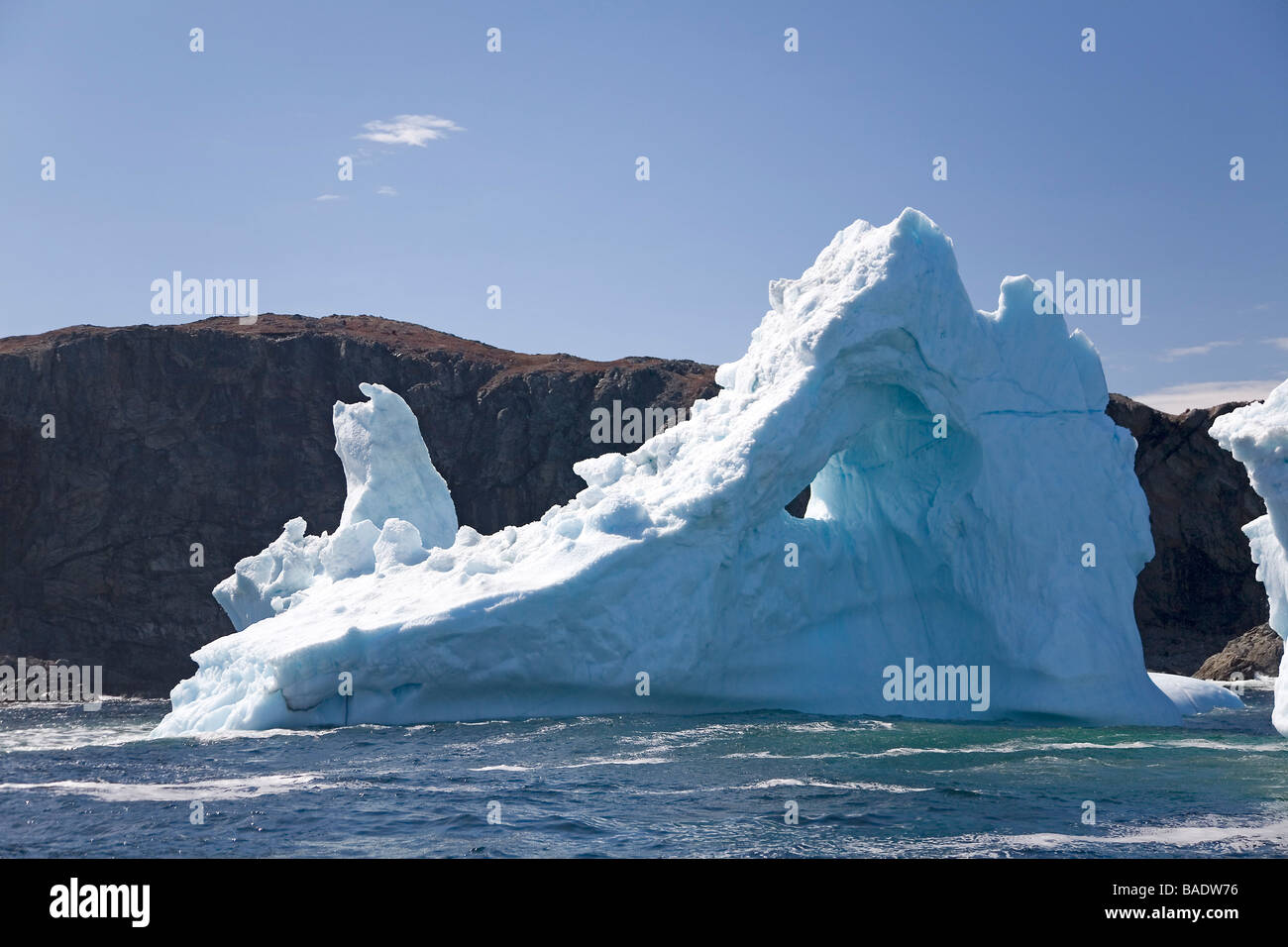 Iceberg Near Twillingate Island, Newfoundland, Canada Stock Photo