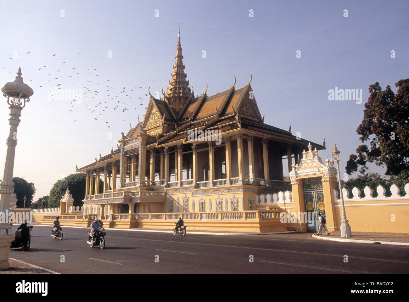 Chan Chhaya Pavilion, Phnom Penh Royal Palace, Phnom Penh, Cambodia Stock Photo