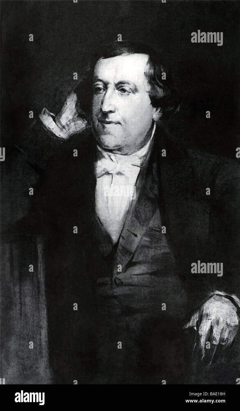 Gioachino Antonio Rossini Stock Photo