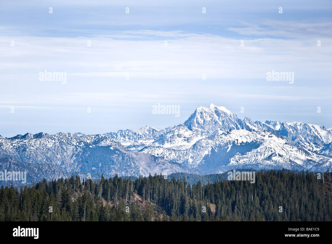 Thorpe Mountain Snoqualmie Pass Hyak Washington State Usa Stock Photo Alamy