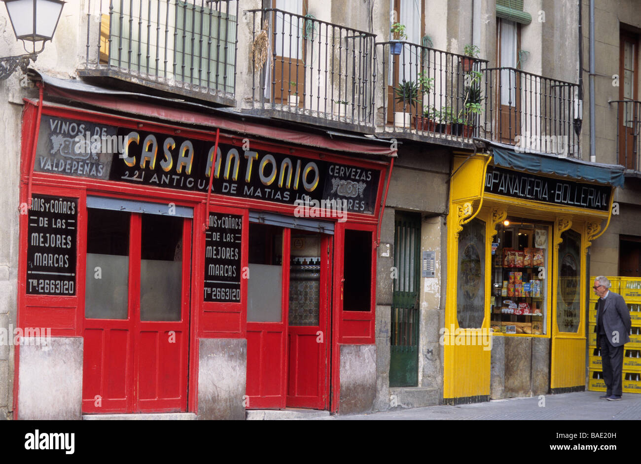 Espagne, Madrid, Casa Antonio Cafe in Calle de Latoneras Stock Photo