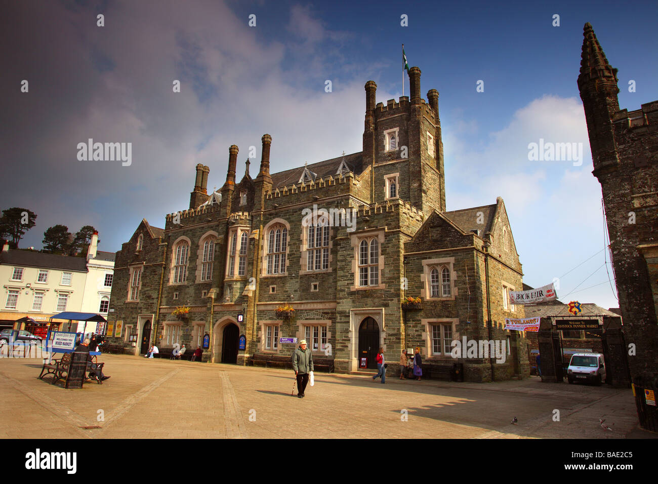 Tavistock Town Hall, Tavistock, Devon, England Stock Photo Alamy