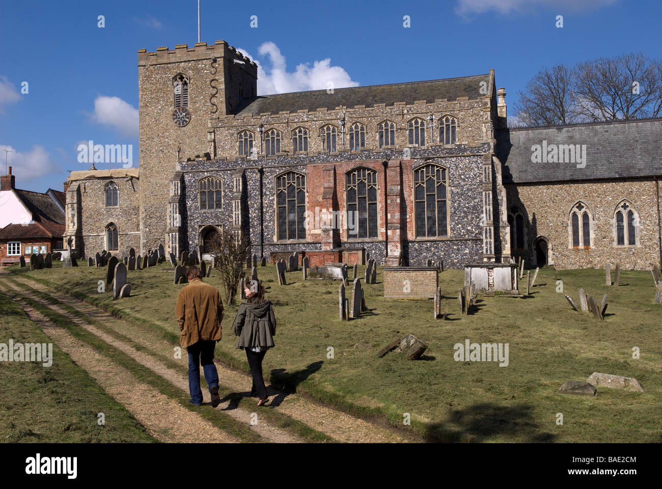 St Mary Magdalene church, Debenham, Suffolk, UK. Stock Photo