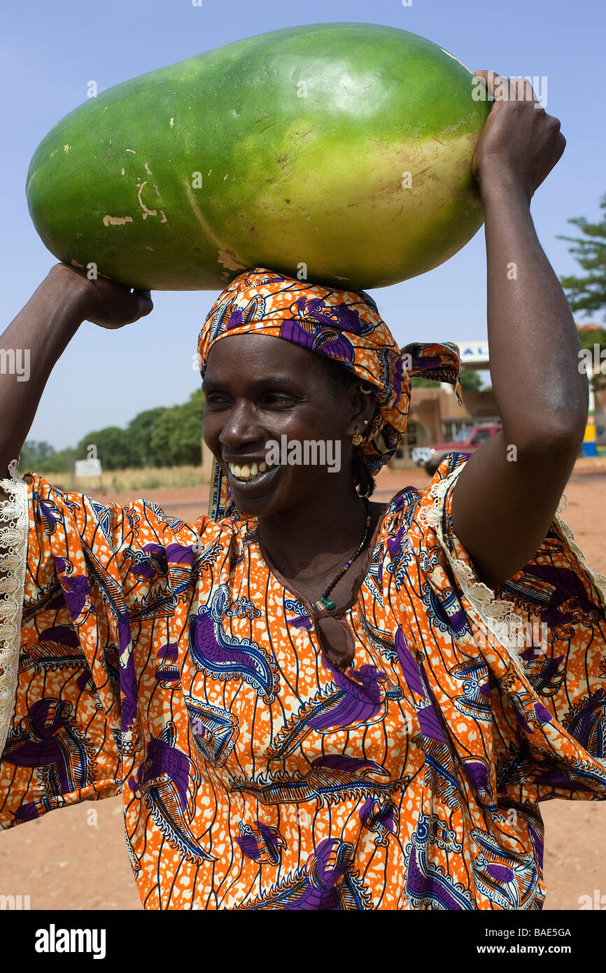 Mali, watermelons season Stock Photo Alamy