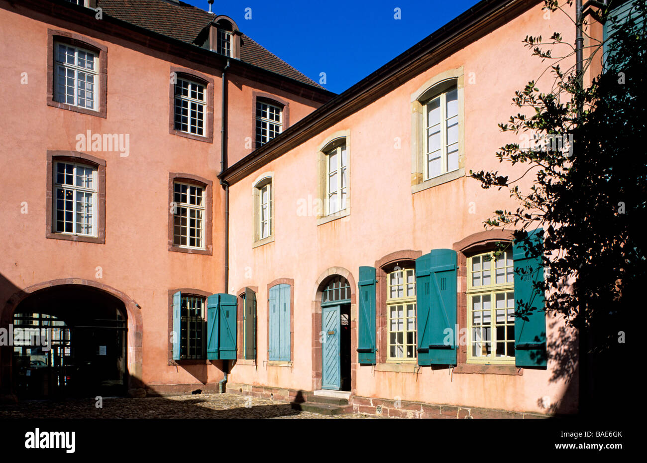 France, Doubs, Montbeliard, Art and History Museum in Hotel Beurnier Rossel, former mansion house Stock Photo