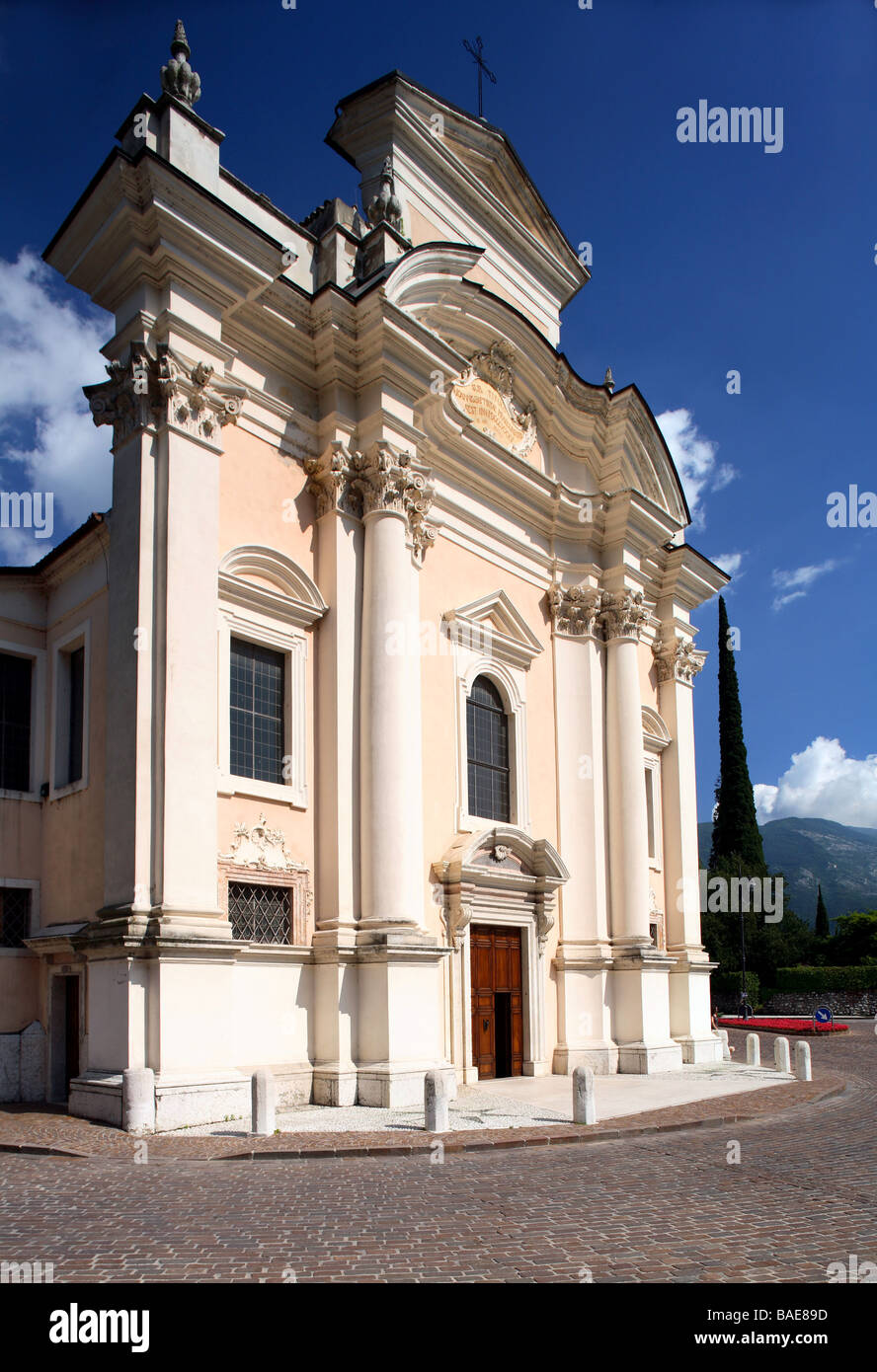 Church, Borgo Sacco, Rovereto, Trentino, Italy Stock Photo