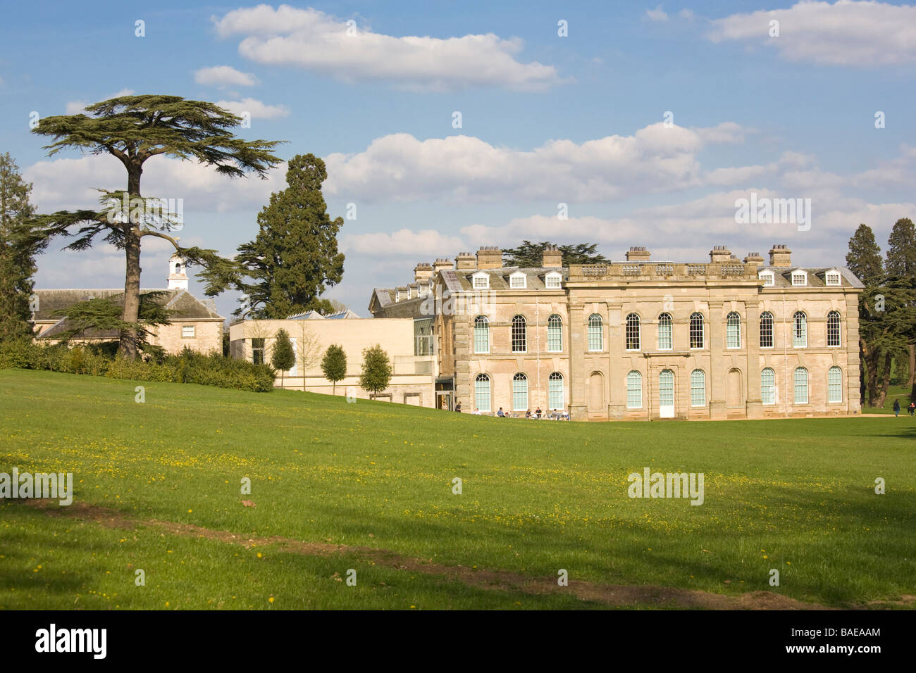 Compton Verney art gallery, Warwickshire. A Robert Adam designed grade 1 listed building set in 120 acres of parkland. Stock Photo